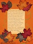 Thanksgiving Prayer Thanksgiving Prayer