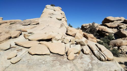 Rock formations in Joshua Tree National Park