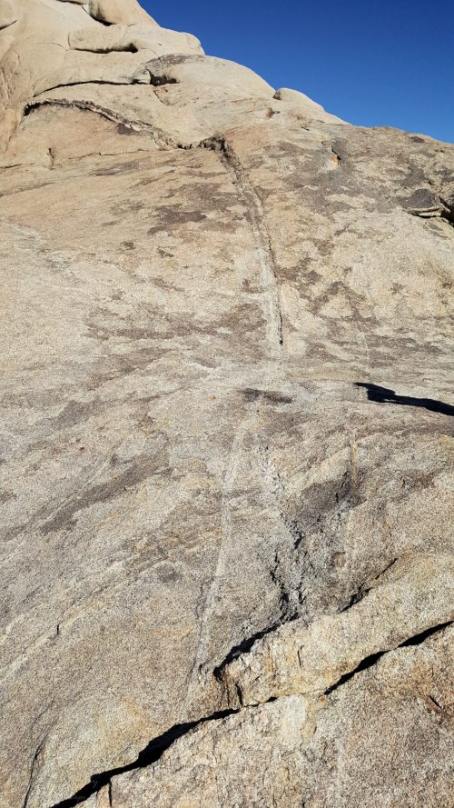 Rock formations in Joshua Tree National Park