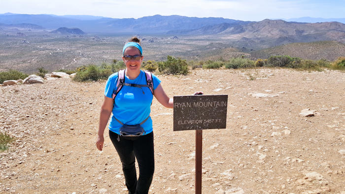 Ryan Mountain Trail Summit