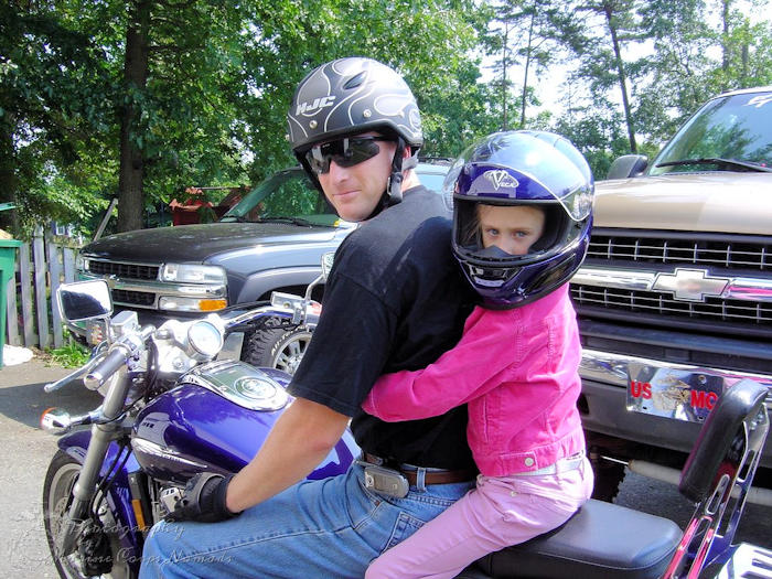 Daddy Daughter Motorcycle Ride