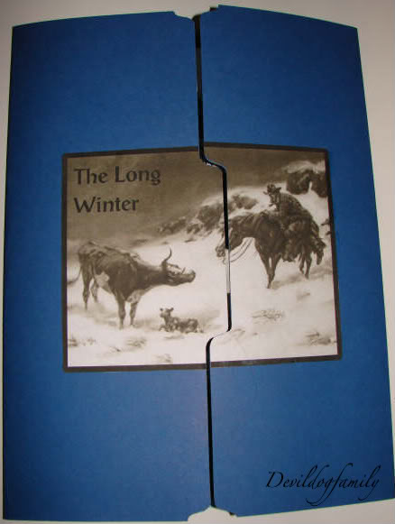 Little House Lapbook Series - The Long Winter Cover