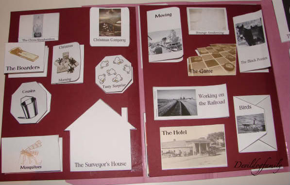Little House Lapbook Series - By the Shores of Silver Lake Inside