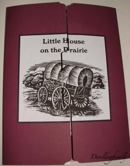 Little House Lapbook Series - Little House on the Prairie Cover