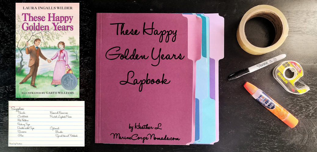These Happy Golden Years Lapbook
