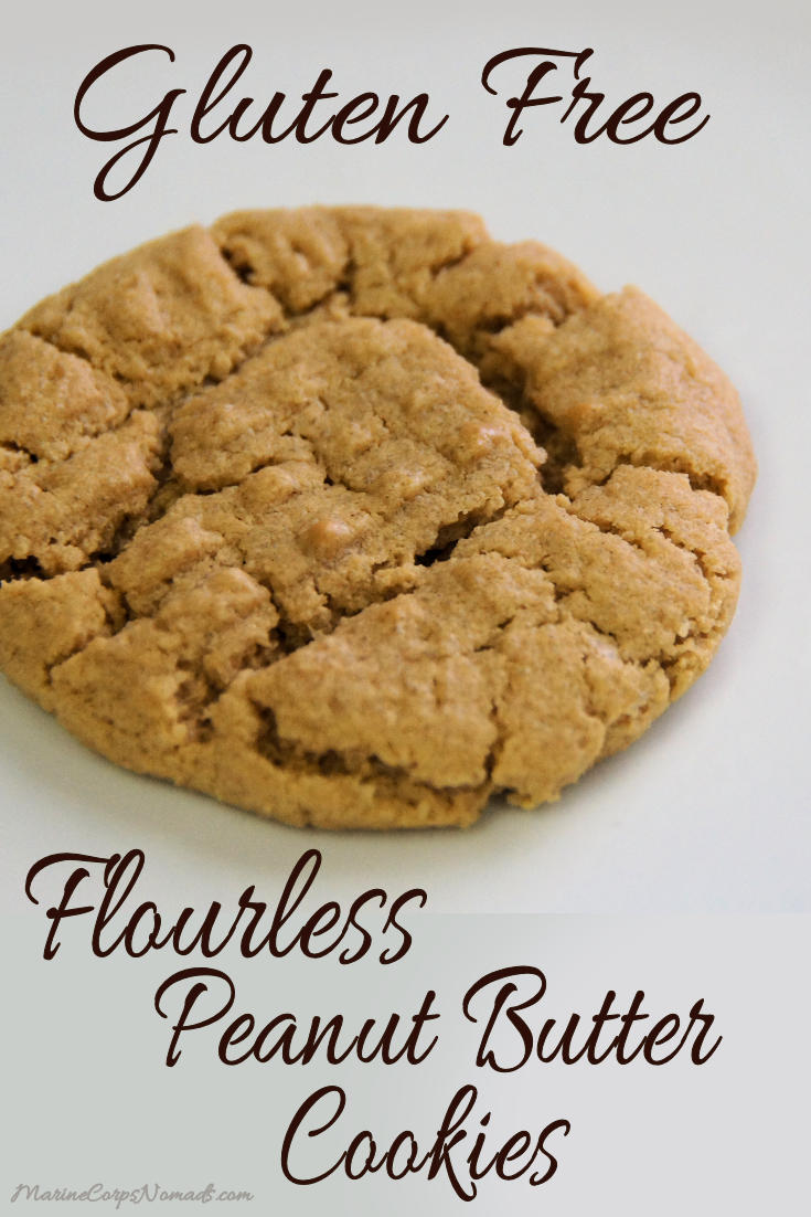 Flourless Peanut Butter Cookies are naturally gluten free. They are a fast and easy dessert.