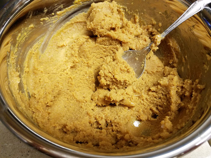 Flourless peanut butter cookie dough