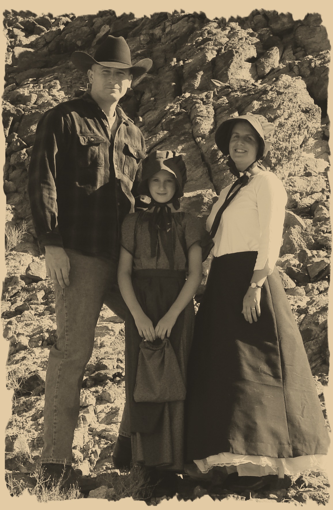 Marine Corps Nomads Antique Family Picture