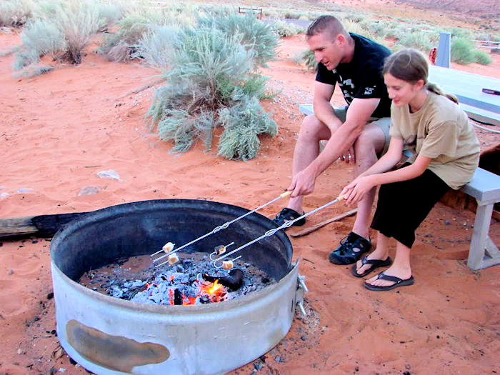 Sand Hollow State Park Campfire