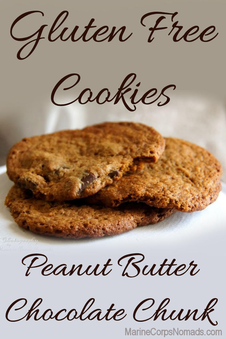 Gluten Free Peanut Butter Chocolate Chunk Cookie Recipe