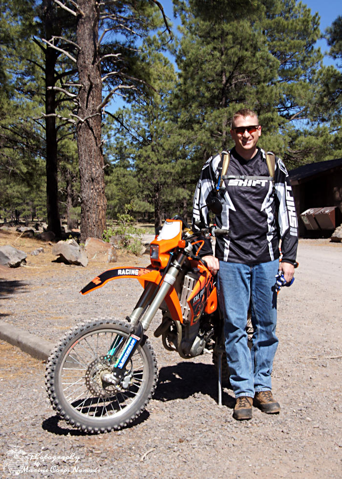 Exploring Williams Arizona - Daddy's 1st Ride on the KTM Dirt Bike