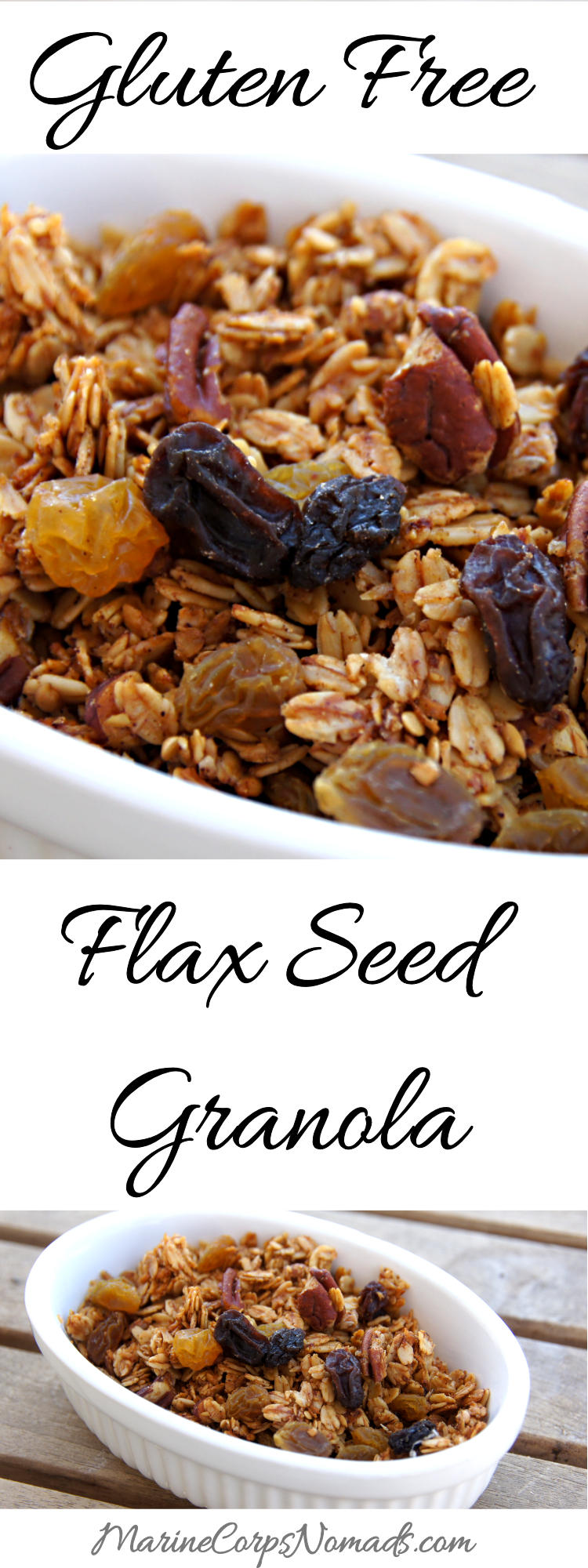 Gluten Free Flax Seed Granola | Breakfast | Marine Corps Nomads