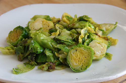 sauteed brussels sprouts