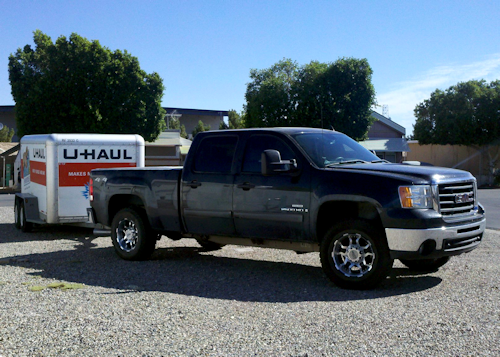 Truck with Uhaul