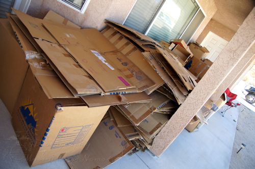 Pile of Moving Boxes