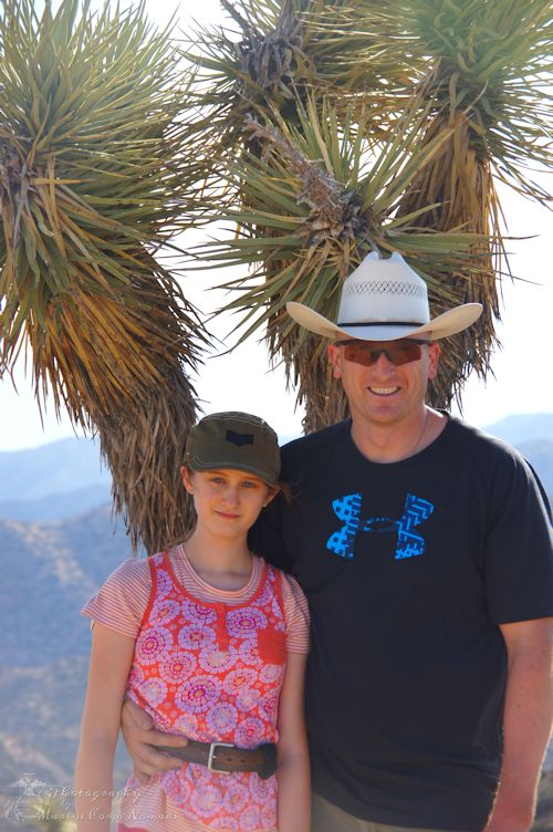 Daddy and Daughter by Joshua Tree