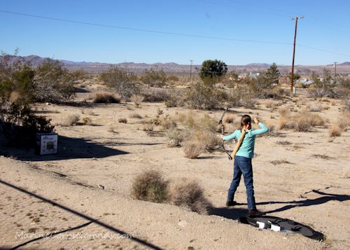 Archery Practice Taking the First Shot