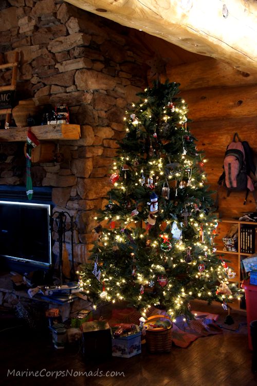 Christmas Tree at Cabin