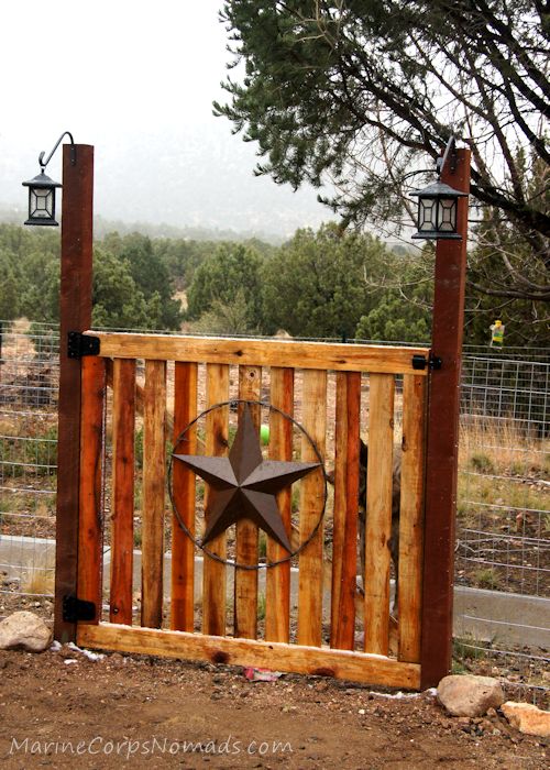 DIY Wood Gate
