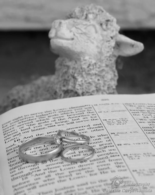 Wedding Bands with Bible