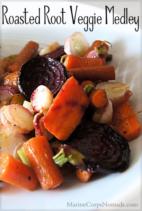 Roasted root vegetable medley recipe