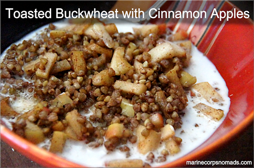 Toasted Buckwheat with Cinnamon Apples Recipe