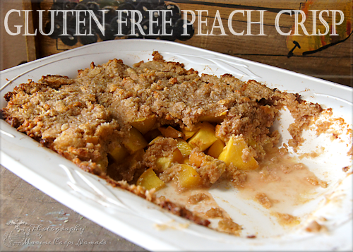 Gluten Free Peach Crisp
