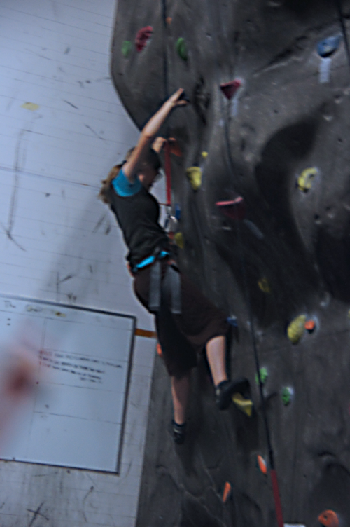 Michelle Climbing 3