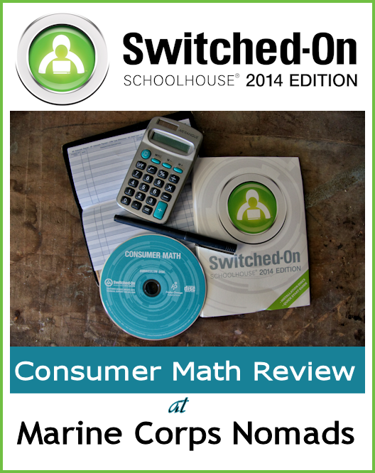 Switched On Schoolhouse Consumer Math Review