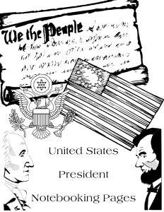 United States Presidents Notebooking Pages