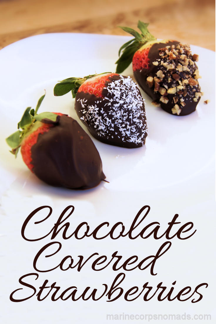 Naturally gluten free chocolate covered strawberries for Valentine's Day