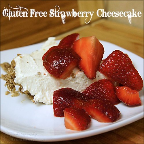 Gluten Free Strawberry Cheesecake