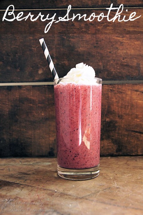 Refreshing berry smoothie to beat the summer heat