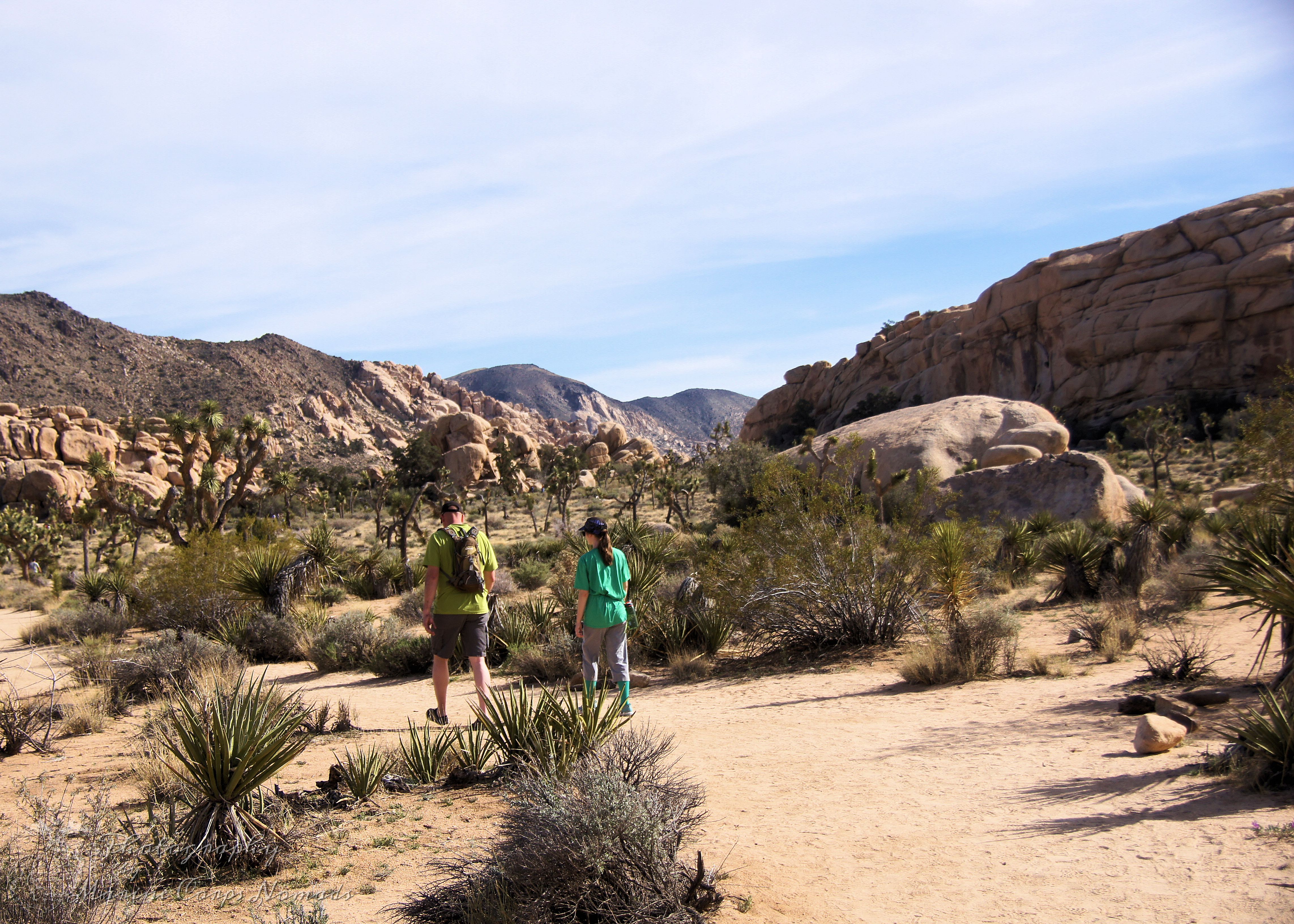 Hiking the Barker Dam Trail