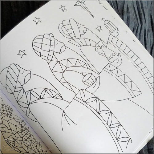 All is Bright kids coloring page