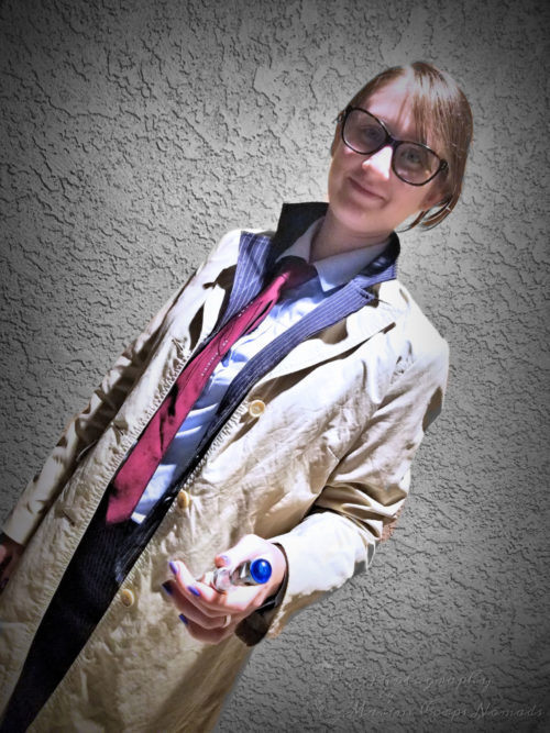 Time Lord with Sonic Screwdriver
