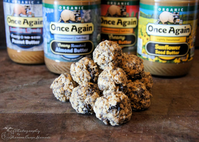 Gluten Free No Bake Protein Energy Bites with Once Again Nut Butters