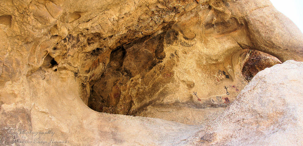 Petroglyph Cave on Barker Dam Loop