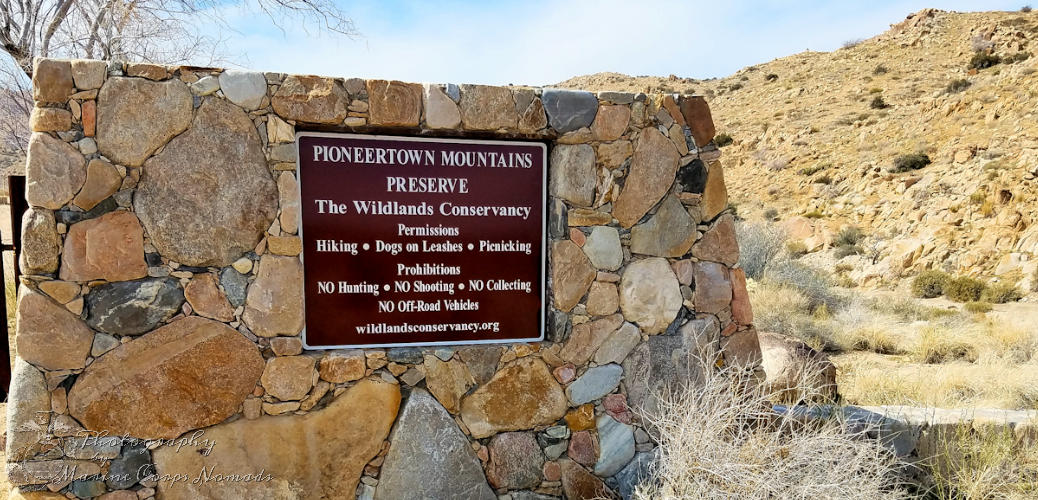 Pioneertown Mountains Preserve CA